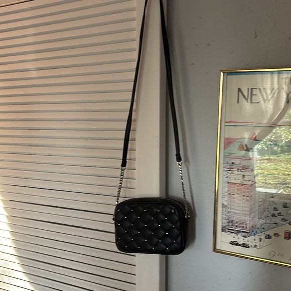 Rebecca Minkoff Small Black Studded Quilt Crossbody NWT - Picture 4 of 6